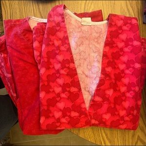 Tafford, XS Top, XSP Petite Pant, Red with hearts